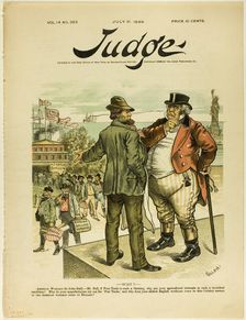 Why?, from Judge, published July 21, 1888. Creator: Bernard Gillam