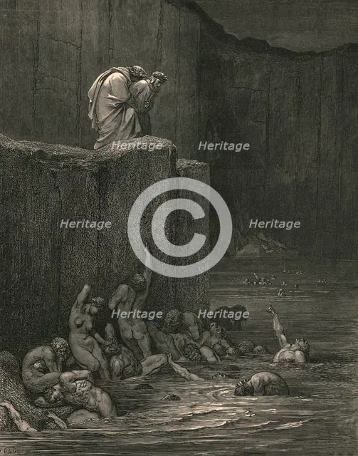 "Why greedily thus bendest more on me?", c1890.  Creator: Gustave Doré.