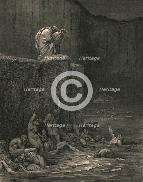 "Why greedily thus bendest more on me?", c1890.  Creator: Gustave Doré.