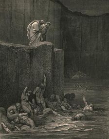 "Why greedily thus bendest more on me?", c1890. Creator: Gustave Doré