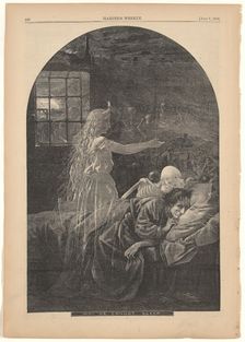 Why He Cannot Sleep, 1866. Creator: Thomas Nast