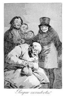 Why hide them! 1799. Artist: Francisco Goya