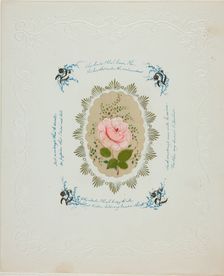 Why Should I Blush (valentine), c. 1850. Creator: George Kershaw