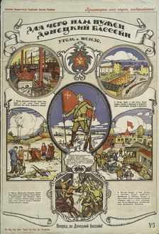 Why We Need the Don Basin... Coal and Iron, 1919. Creator: Alexander Petrovich Apsit