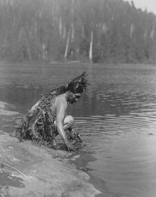 Whale ceremonial - Clayoquot, c1910. Creator: Edward Sheriff Curtis