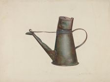Whale Oil Can, c. 1940. Creator: Hugh Ryan