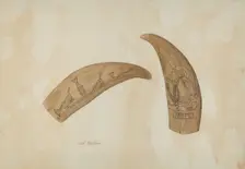 Whale's Tooth, c. 1940. Creator: Carl Strehlau