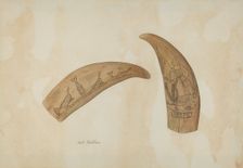 Whale's Tooth, c. 1940. Creator: Carl Strehlau