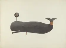 Whale Weather Vane, c. 1938. Creator: Marian Page