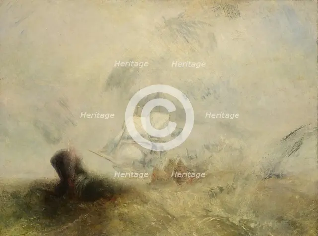 Whalers, ca. 1845. Creator: JMW Turner.