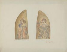 Whale's Tooth, c. 1940. Creator: Carl Strehlau