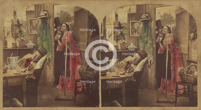 What the Eye doesn't see, the Heart doesn't grieve for, about 1865. Creator: London Stereoscopic & Photographic Co.