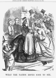 What The Nation Hopes Soon To See 1863. Creator: John Tenniel