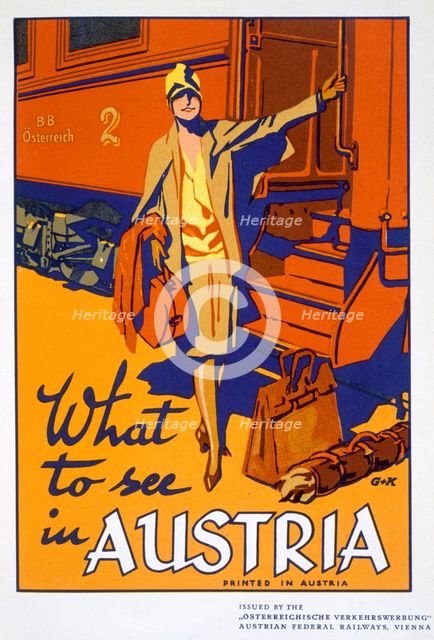 'What to see in Austria', travel poster, c1920s. Creator: Unknown.