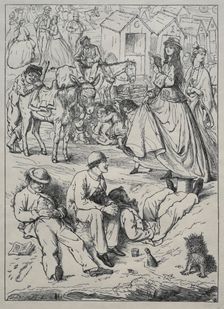 What We Did at the Seaside - Nothing, 1862. Creator: Unknown