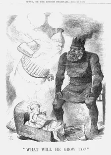 "What will he grow to?", 1881. Creator: Joseph Swain