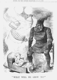 "What will he grow to?", 1881. Creator: Joseph Swain