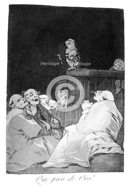 'What a golden beak!, 1799. Artist: Francisco Goya