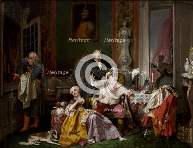 "What a Pity to Lose the Moustache", c1870. Creator: Leonard Straszynski.