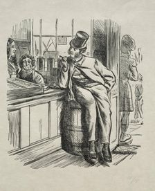 What Came of Killing a Rich Uncle One Christmas Time, 1865. Creator: Charles Samuel Keene (British, 1823-1891)