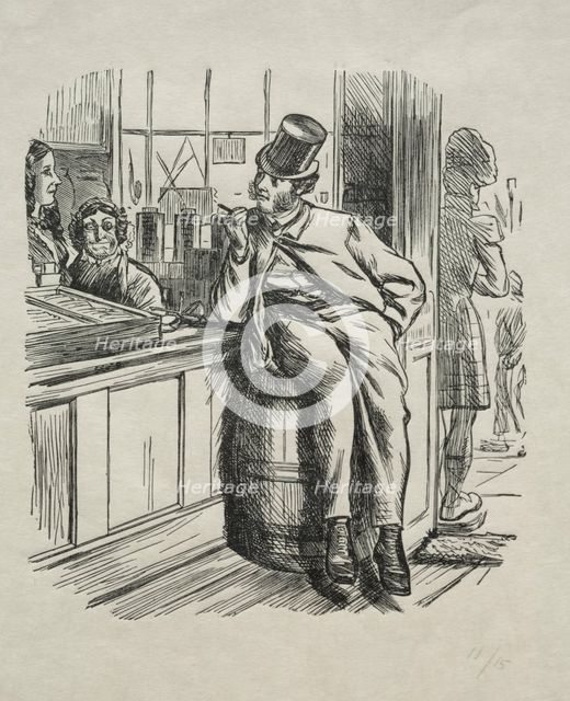 What Came of Killing a Rich Uncle One Christmas Time, 1865. Creator: Charles Samuel Keene (British, 1823-1891).