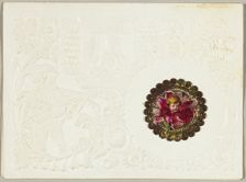 What Cheeks Can Half so Soft Appear (valentine), c.1850. Creator: Unknown