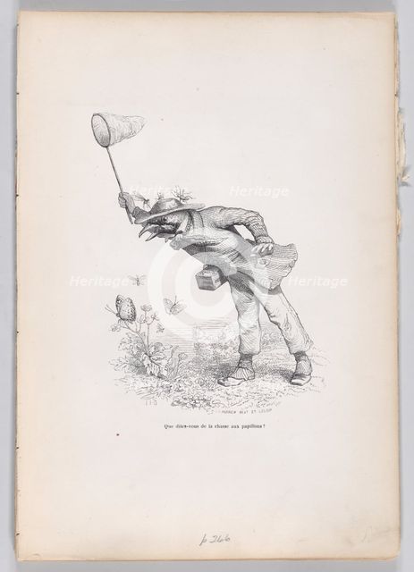 What do you say about the butterfly hunt? from Scenes from the Private and Public L..., ca. 1837-47. Creator: Andrew Best Leloir.