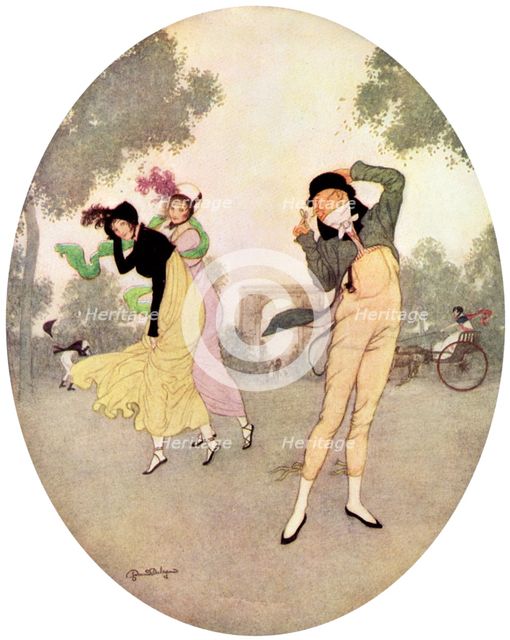 'What do you Think of Young Rouselle?', c1915.Artist: Edmund Dulac
