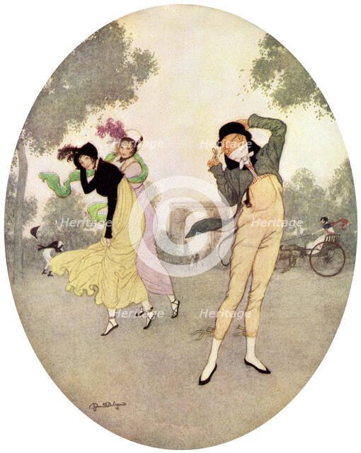 'What do you Think of Young Rouselle?', c1915.Artist: Edmund Dulac