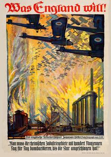 What England Wants!, 1918. Creator: Tschirch, Egon (1889-1948)