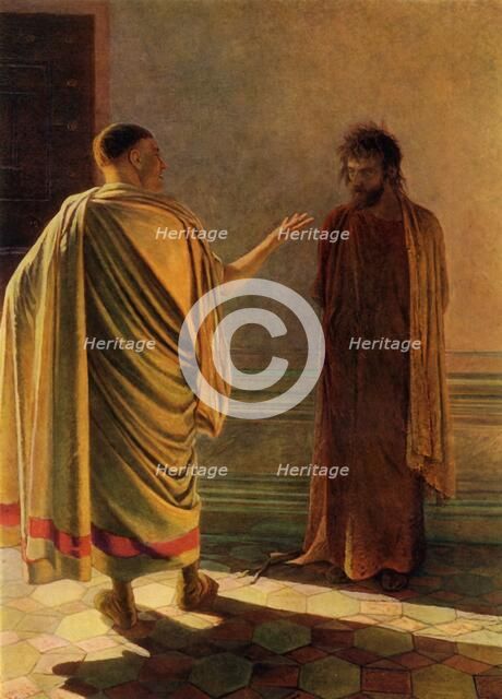 'What is Truth?', 1890, (1965).  Creator: Nikolay Ge.