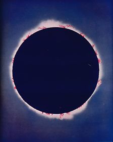 What Is Seen During The Few Moments of a Total Eclipse c1935
