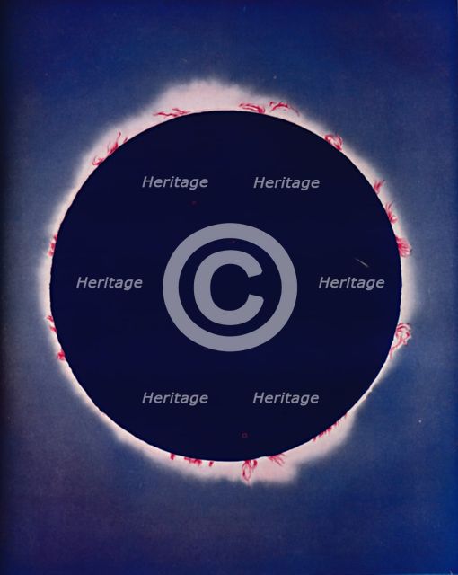 'What Is Seen During The Few Moments of a Total Eclipse', c1935. Artist: Unknown.