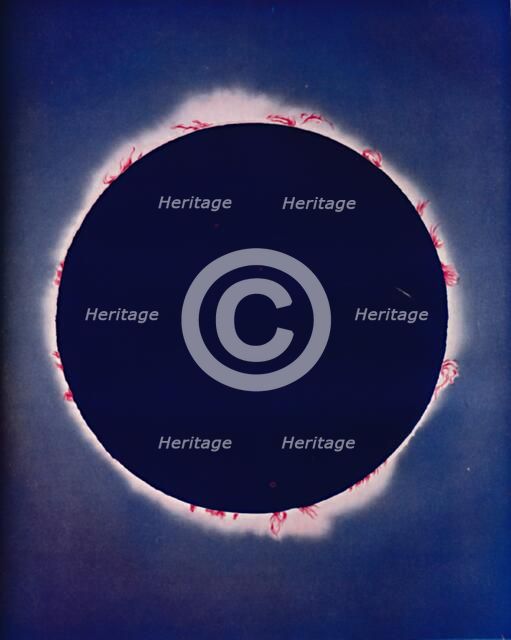 'What Is Seen During The Few Moments of a Total Eclipse', c1935. Artist: Unknown.