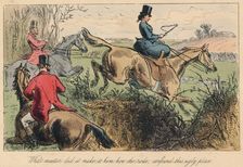 What matter did it make to him how she rode, confound this ugly place 1865. Artists: John Leech, Hablot Knight Browne