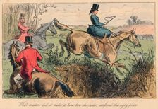 What matter did it make to him how she rode, confound this ugly place 1865. Artists: John Leech, Hablot Knight Browne
