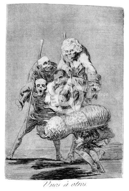'What one does to another', 1799. Artist: Francisco Goya
