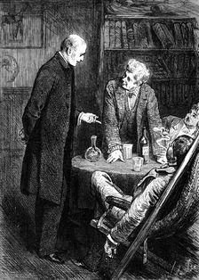 "What right have you to drink whisky? You've never been in Scotland...", 1881. Creator: R&E Taylor