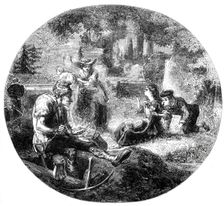 "What's O'Clock? What's O'Clock?" - drawn by Godwin, 1860. Creator: W Thomas