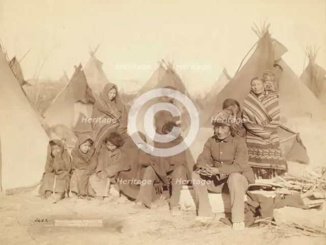 What's left of Big Foot's band, 1891. Creator: John C. H. Grabill.