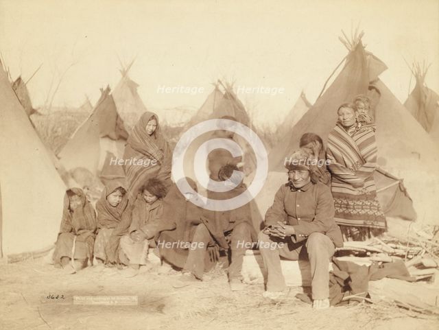What's left of Big Foot's band, 1891. Creator: John C. H. Grabill.