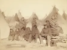 What's left of Big Foot's band, 1891. Creator: John C. H. Grabill