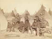 What's left of Big Foot's band, 1891. Creator: John C. H. Grabill