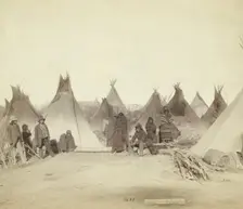 What's left of Big Foot's band, 1891. Creator: John C. H. Grabill