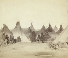What's left of Big Foot's band, 1891. Creator: John C. H. Grabill
