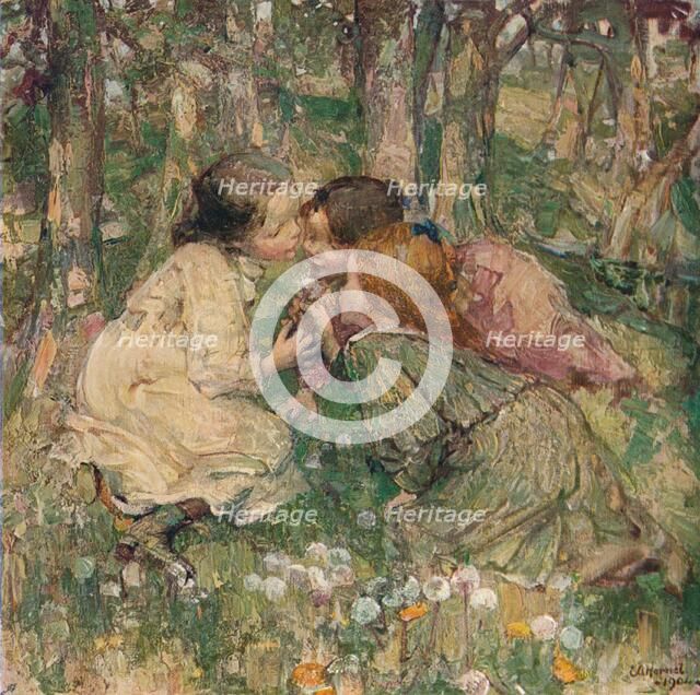 'What's O'Clock?', c1904. Artist: Edward Atkinson Hornel.