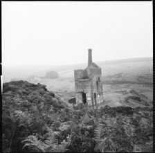 Wheal Betsy pumping engine house, Mary Tavy, Devon, 1967. Creator: Eileen Deste