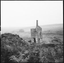 Wheal Betsy pumping engine house, Mary Tavy, Devon, 1967. Creator: Eileen Deste