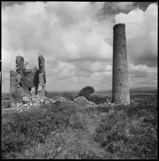 Wheal Jenkin Mine, Caradon Hill, Minions, Linkinhorne, Cornwall, 1967-1970. Creator: Eileen Deste