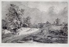 Wheat Field, 1772. Artist: Boissieu, Jean-Jacques, de (1736-1810)